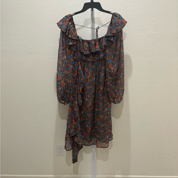 NWT For Love & Lemons Brittany Midi Ditsy Floral Midi Dress - Picture 2 of 3